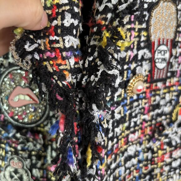 Edward Achour Tweed Patch Jacket - Picture 3 of 9